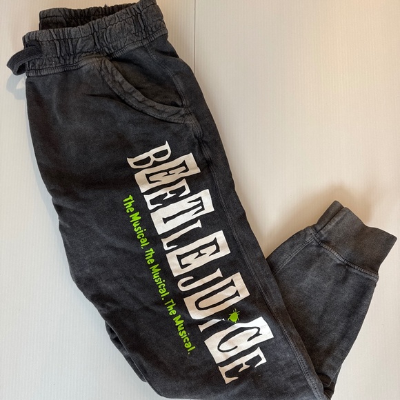 Authentic Beetlejuice The Musical Merch: joggers size small - Picture 1 of 4